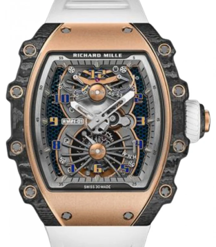 Richard Mille Manual Winding Tourbillon Aerodyne Red Gold/Carbon TPT RM 21-01