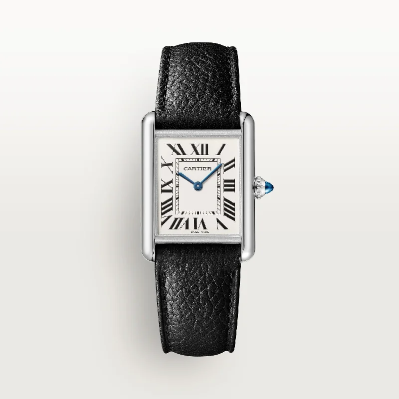 Cartier Tank Must 33.7mm WSTA0109 Roman Silver Dial Calf Skin