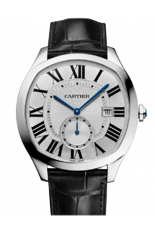 Cartier Drive Silvered Flinique Dial Automatic Men's Watch WSNM0015