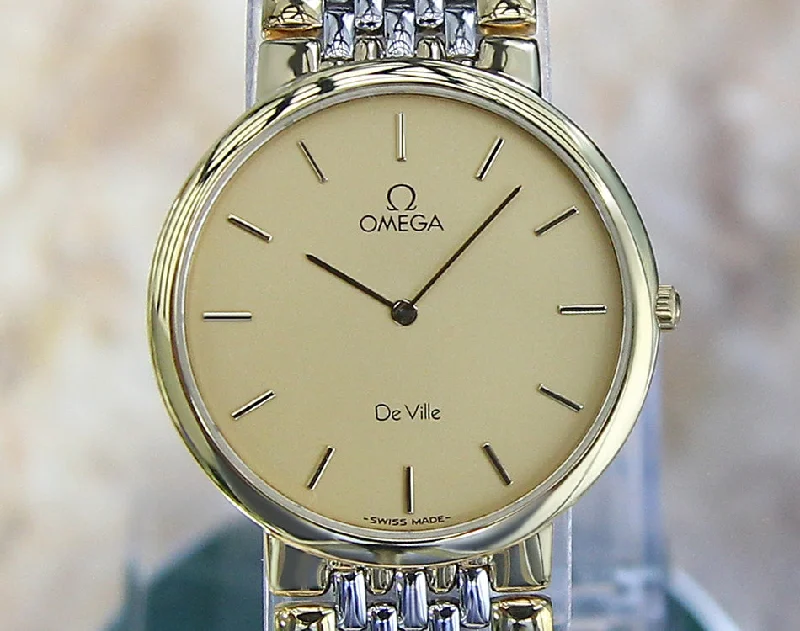 Omega DeVille Men's 1990s Mint Vintage Precision Quality Watch