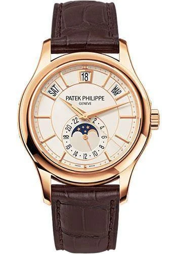 Patek Philippe 40mm Men Complications Watch Opaline Dial 5205R