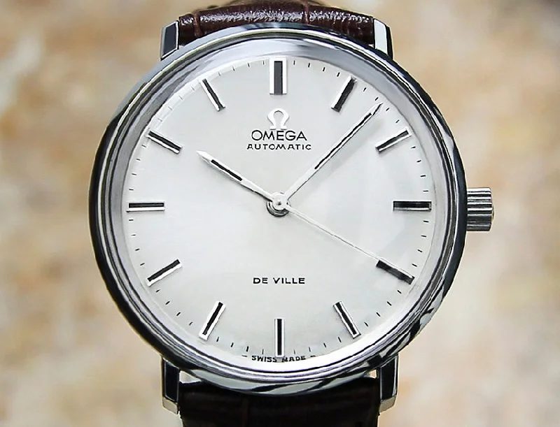 1960 Omega DeVille Men's Watch - Silver Dial