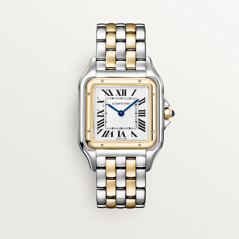 Cartier Panthere De 42.0mm W2PN0016 Roman Silver Dial Gold