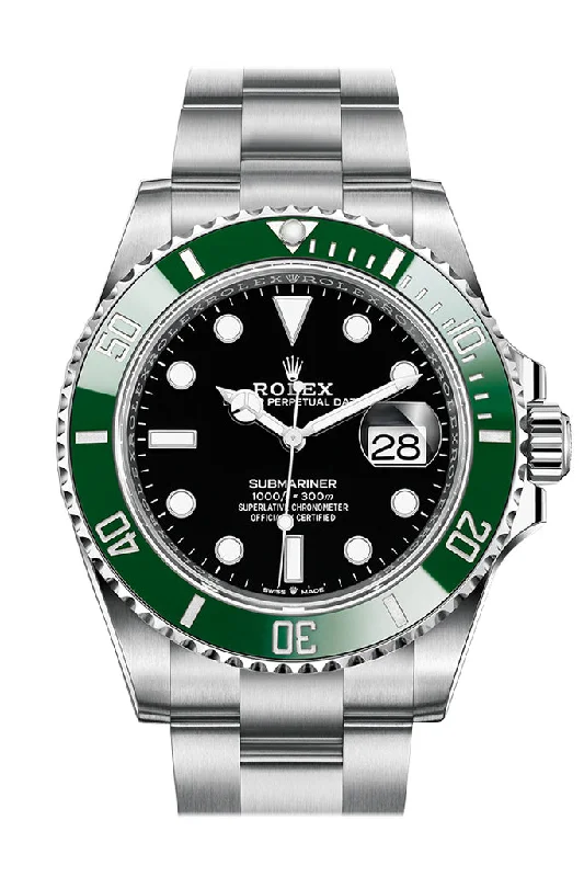 Rolex Submariner 41 Black Dial Kermit Green Bezel Automatic Chronometer Men's Watch 126610LV New Release 2020