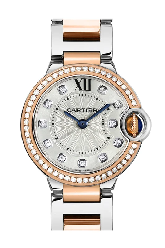 Cartier Ballon Bleu De Cartier 28mm Diamond Dial Dial W3BB0009