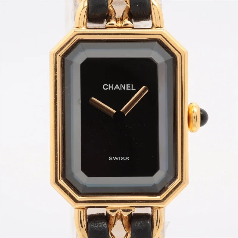 Chanel Premier L Black Gold Watch