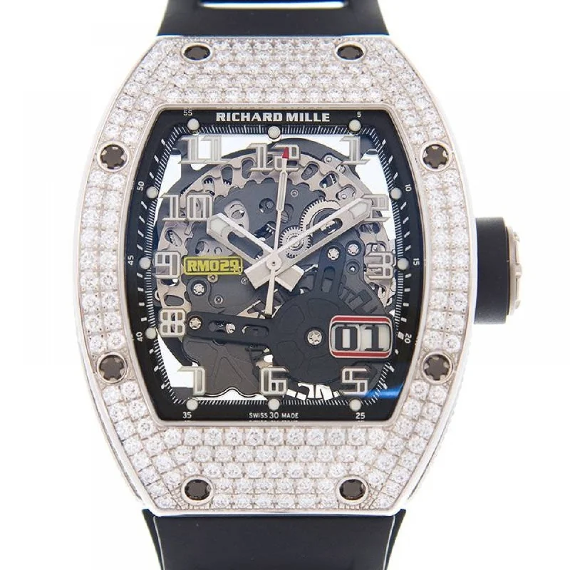 Richard Mille Oversized Date Diamond/White Gold RM 029