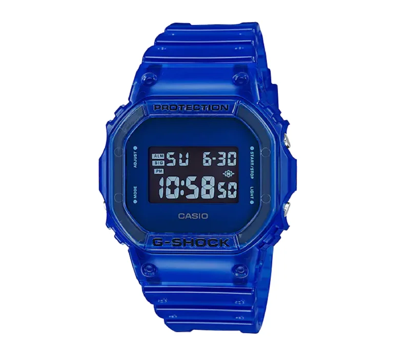 Casio G-Shock Men's Watch Translucent Blue DW-5600SB-2DR