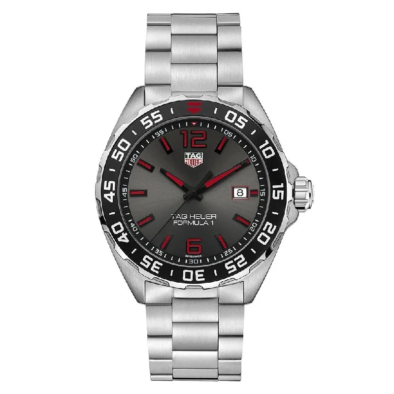 TAG HEUER Quartz FORMULA 1 Men's Watch Red WAZ1018.BA0842