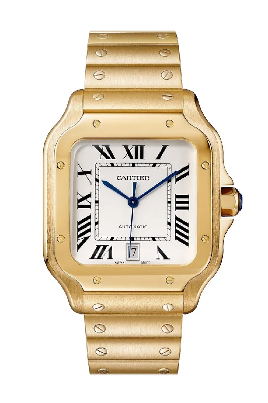 Cartier Santos de Cartier Watch - 39.8 mm Yellow Gold Case WGSA0029