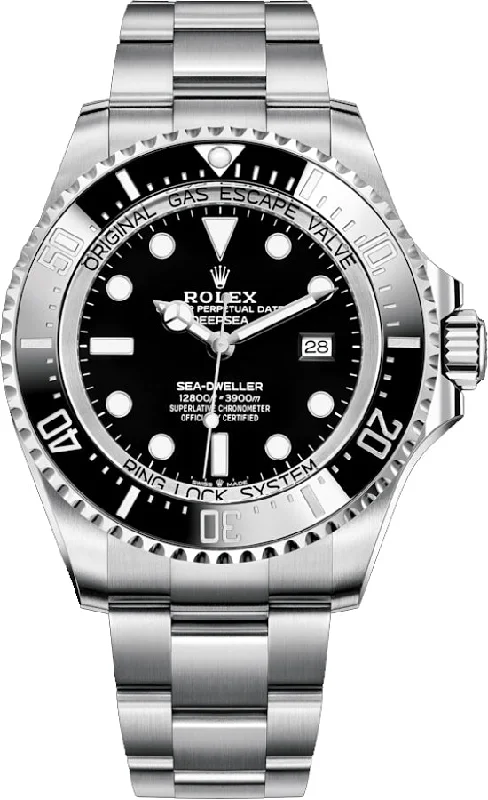 Rolex Sea-Dweller Deepsea 44 Watch - Black Dial (Ref# 126660)