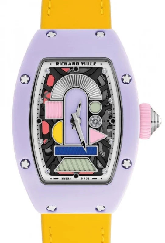 Richard Mille Automatic Winding Coloured Ceramic Lavender Pink RM 07-01 - BRAND NEW