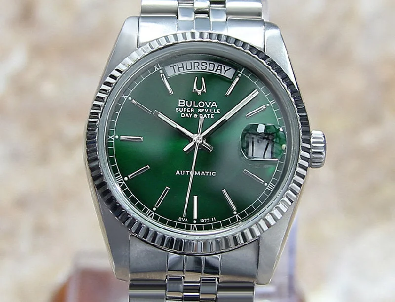 Bulova Super Seville Men's Watch - Green Dial