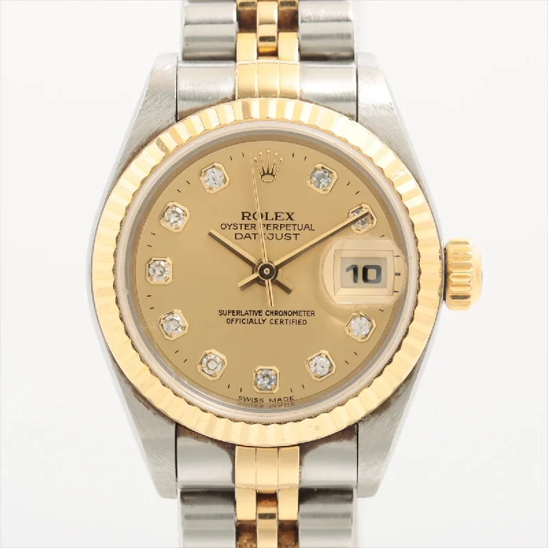 Rolex Datejust 26mm Two Toned with Diamonds Watch