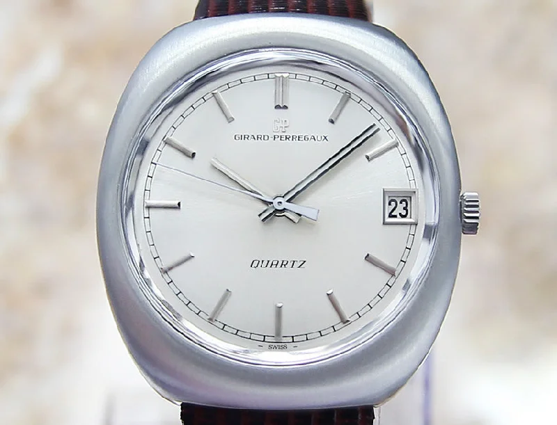 Girard Perregaux Swiss Made Vintage Mens SS Quartz Watch