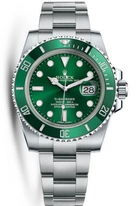 Rolex Submariner Date Stainless Steel "The Hulk" Green Dial 116610LV NEW ROLEX GREEN CARD