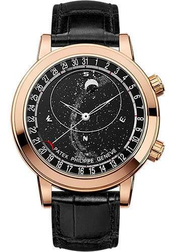 Patek Philippe 44mm Celestial Grand Complications Watch Black Dial 6102R