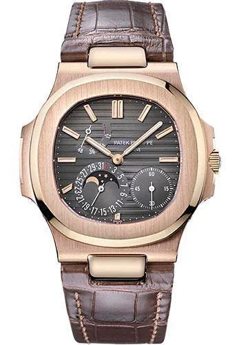 Patek Philippe 40mm Nautilus Watch Black Dial 5712R