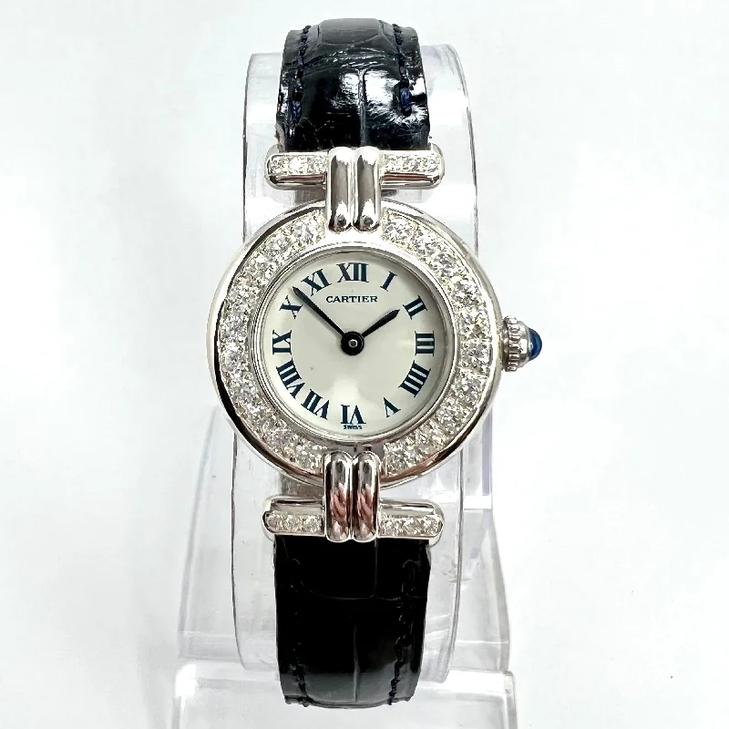 CARTIER COLISÈE Quartz 24mm Silver 0.61TCW Diamond Watch