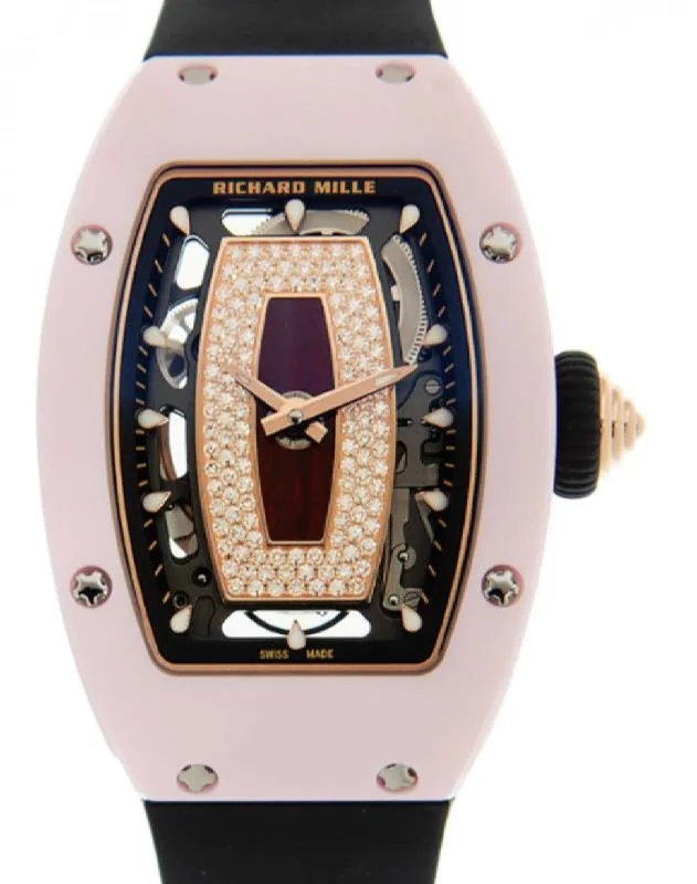 Richard Mille Pink Ceramic Diamond Jasper Dial RM 07-01