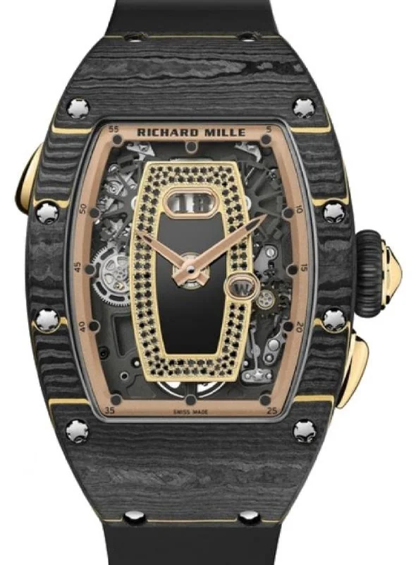 Richard Mille Automatic Winding Carbone TPT Black RM 037 - BRAND NEW