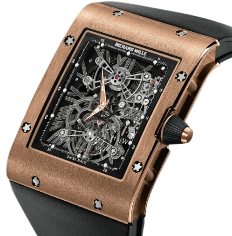 Richard Mille Manual Winding Tourbillon Extra Flat Red Gold RM 017 - BRAND NEW