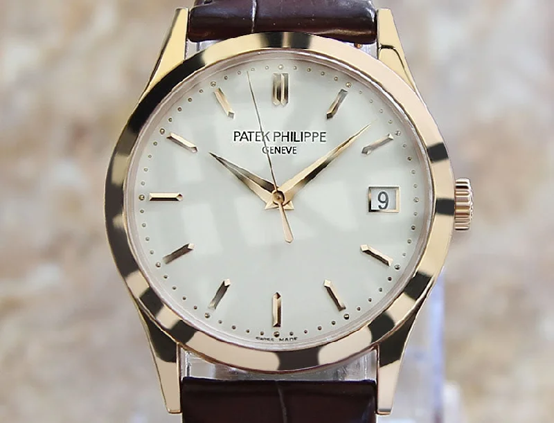 Patek Philippe Calatrava Automatic 18k Rose Gold Men's Watch